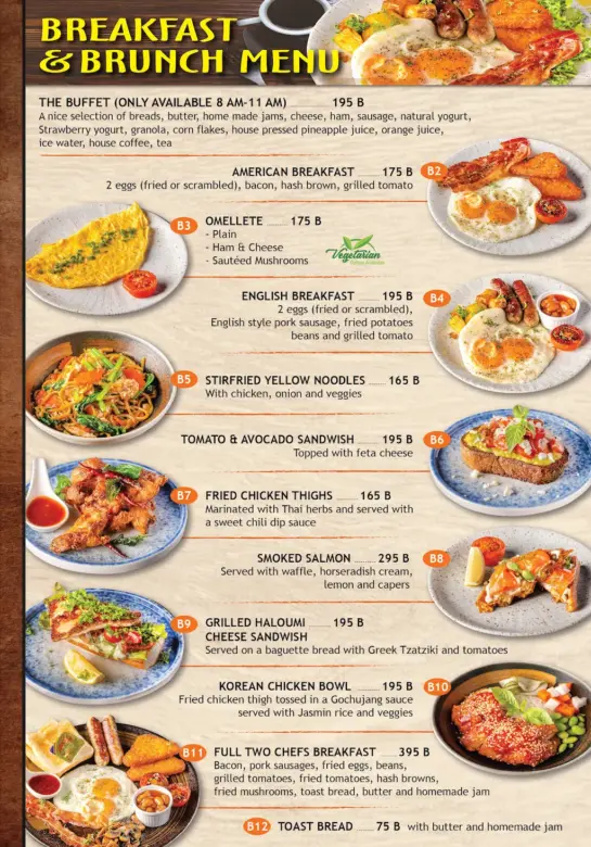 Two Chefs Breakfast & Brunch Menu - 20260513